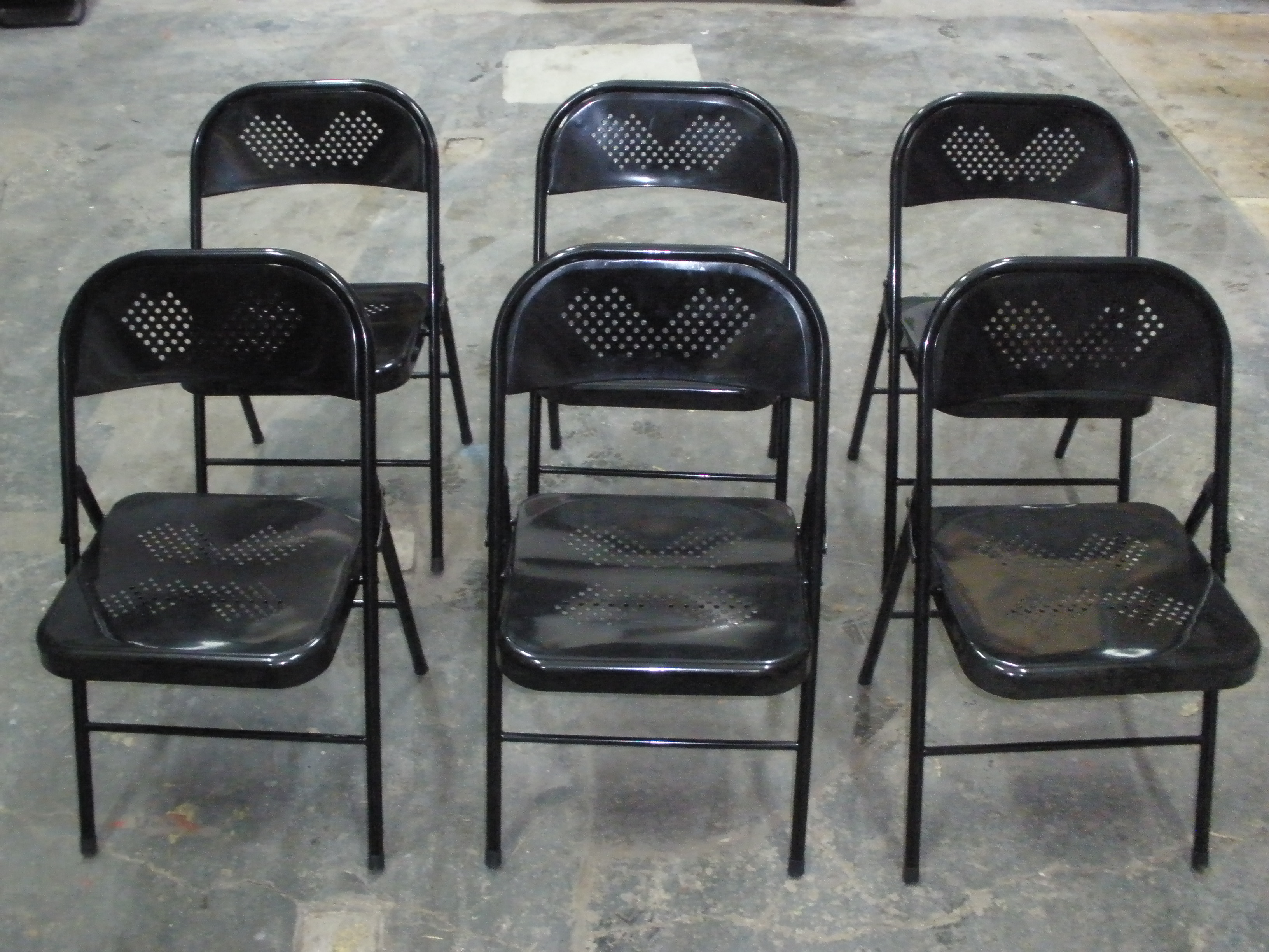 Circusevents Koeln folding chairs black
